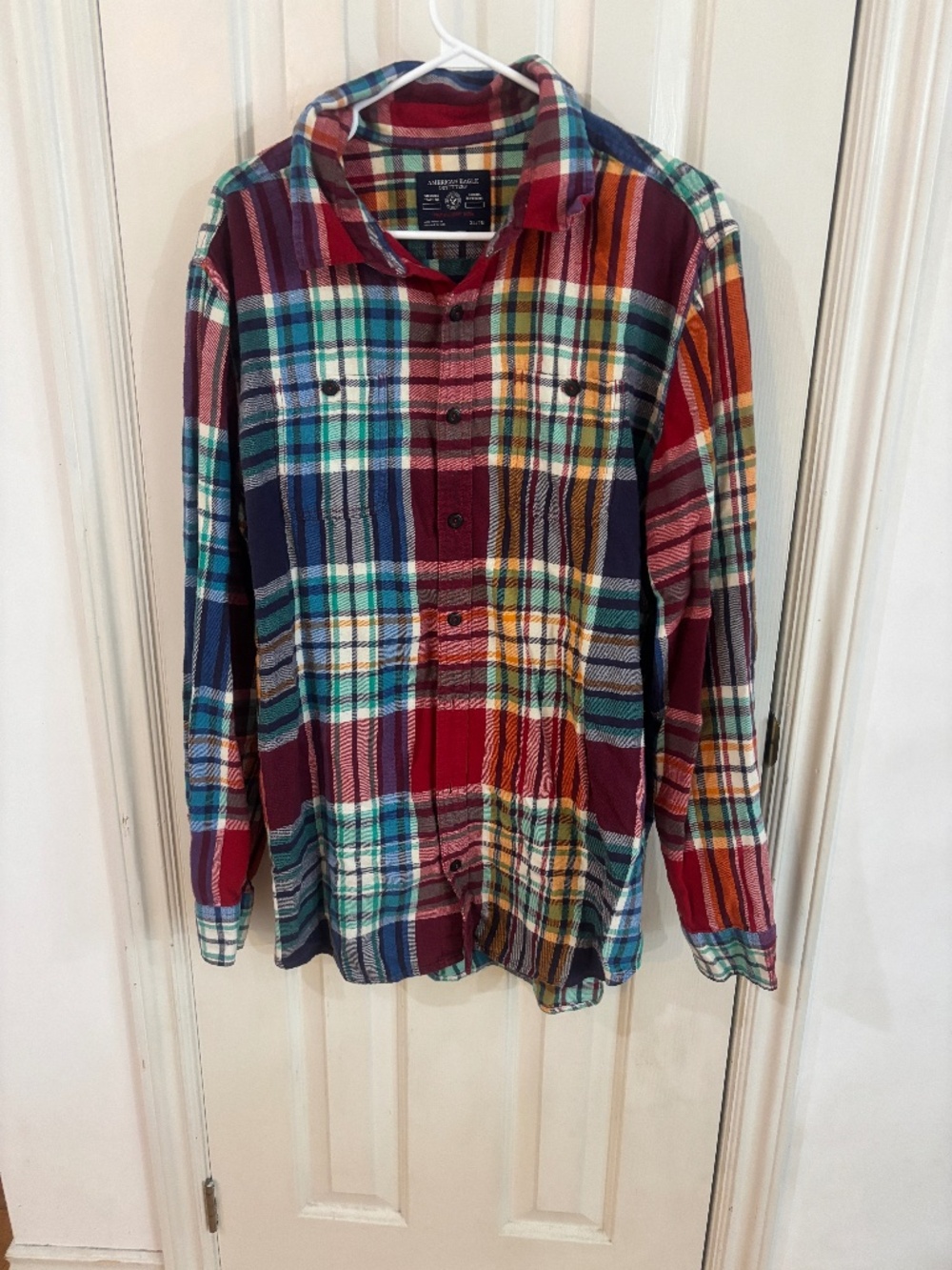 VINTAGE American Eagle Plaid button up shirt * Accepting offers